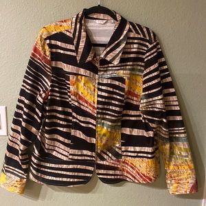 Striped Multicolor Women's Jacket